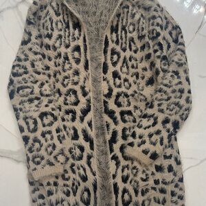 Leopard Print Cardigan